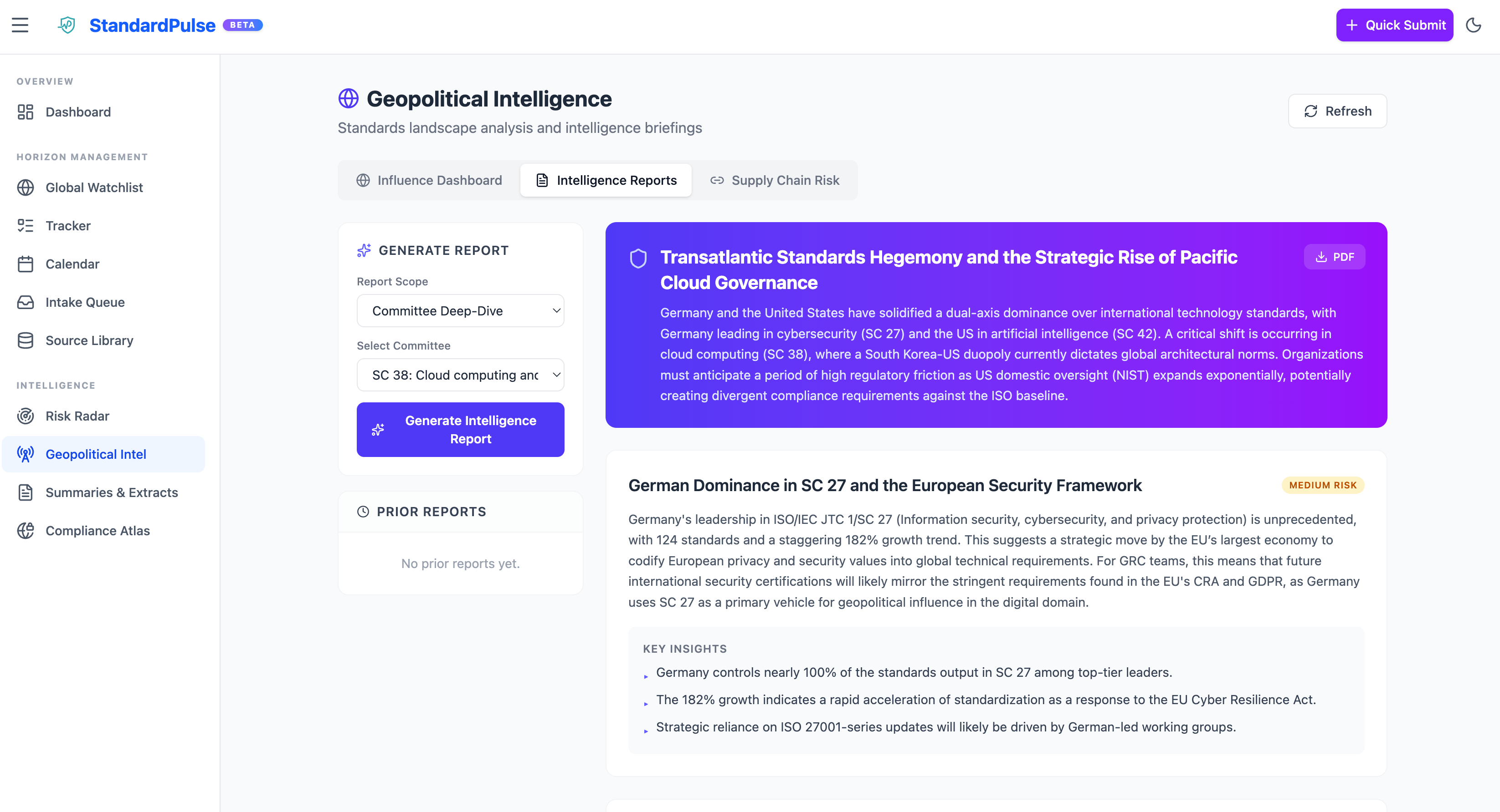 AI-generated committee reports
